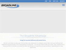 Tablet Screenshot of broadlinesolutions.com